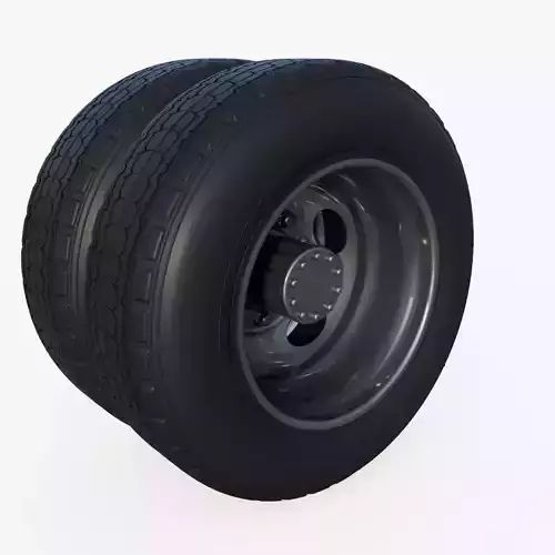 Heavy truck rear wheels