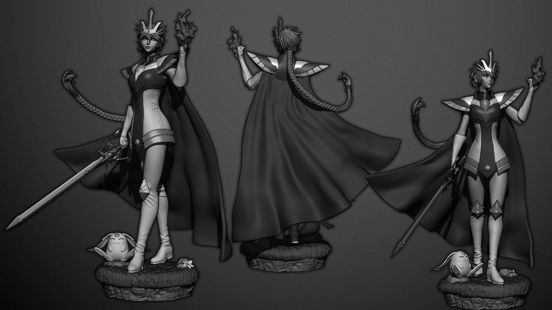 Hikaru - Magic Knight Rayearth 3D print model_7