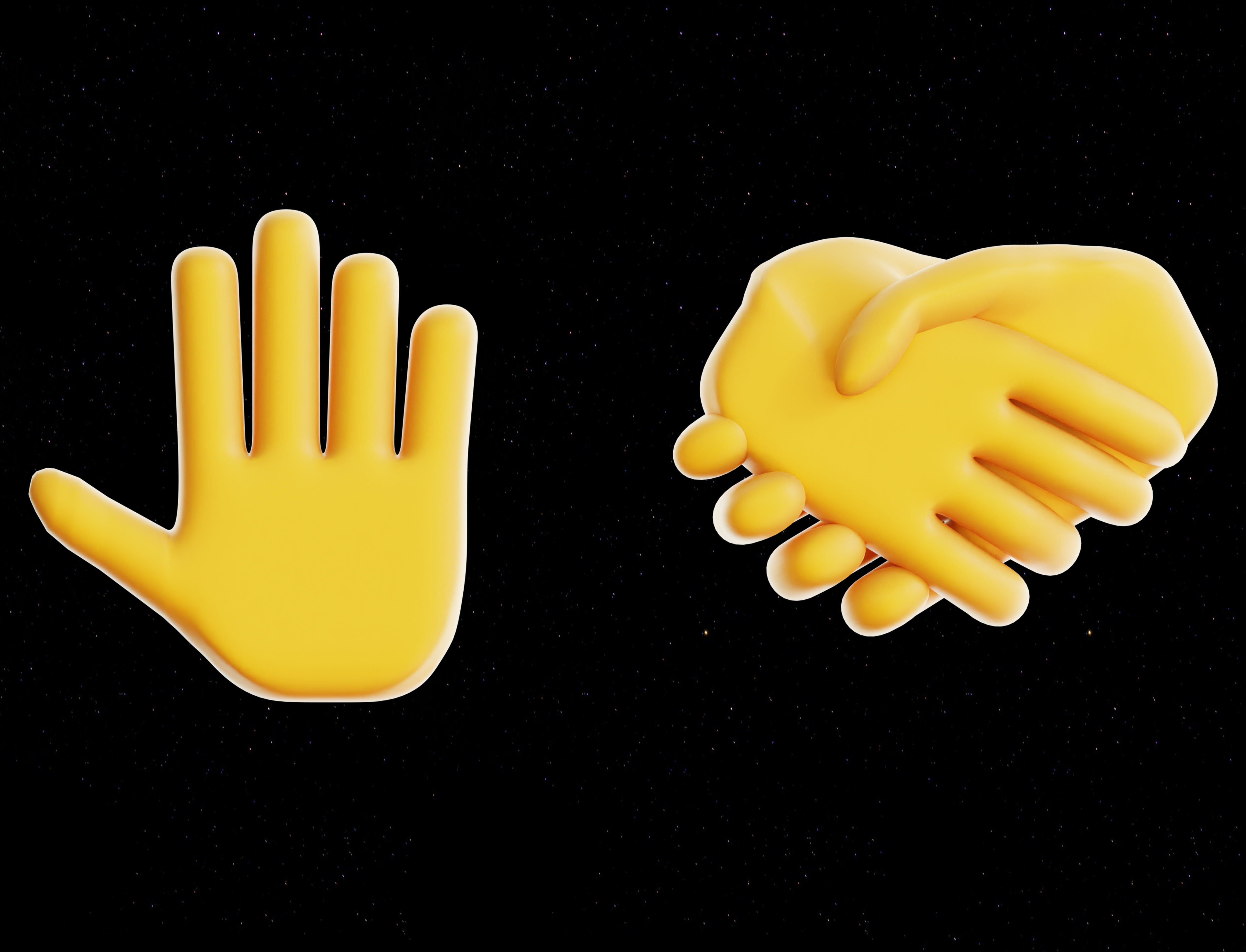 30 Rigged and Animated Hand Signs Low-poly 3D model_7