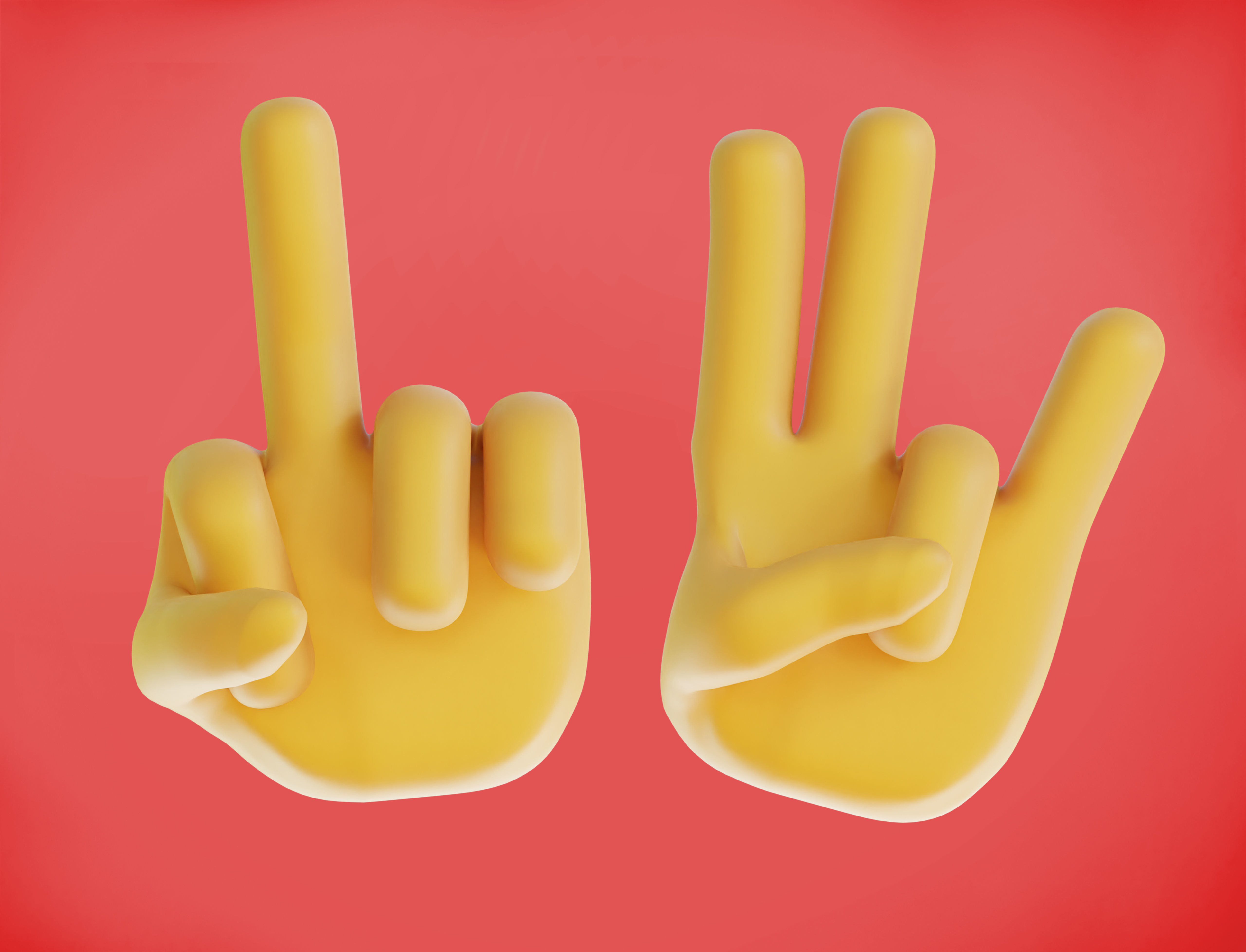 30 Rigged and Animated Hand Signs Low-poly 3D model_18