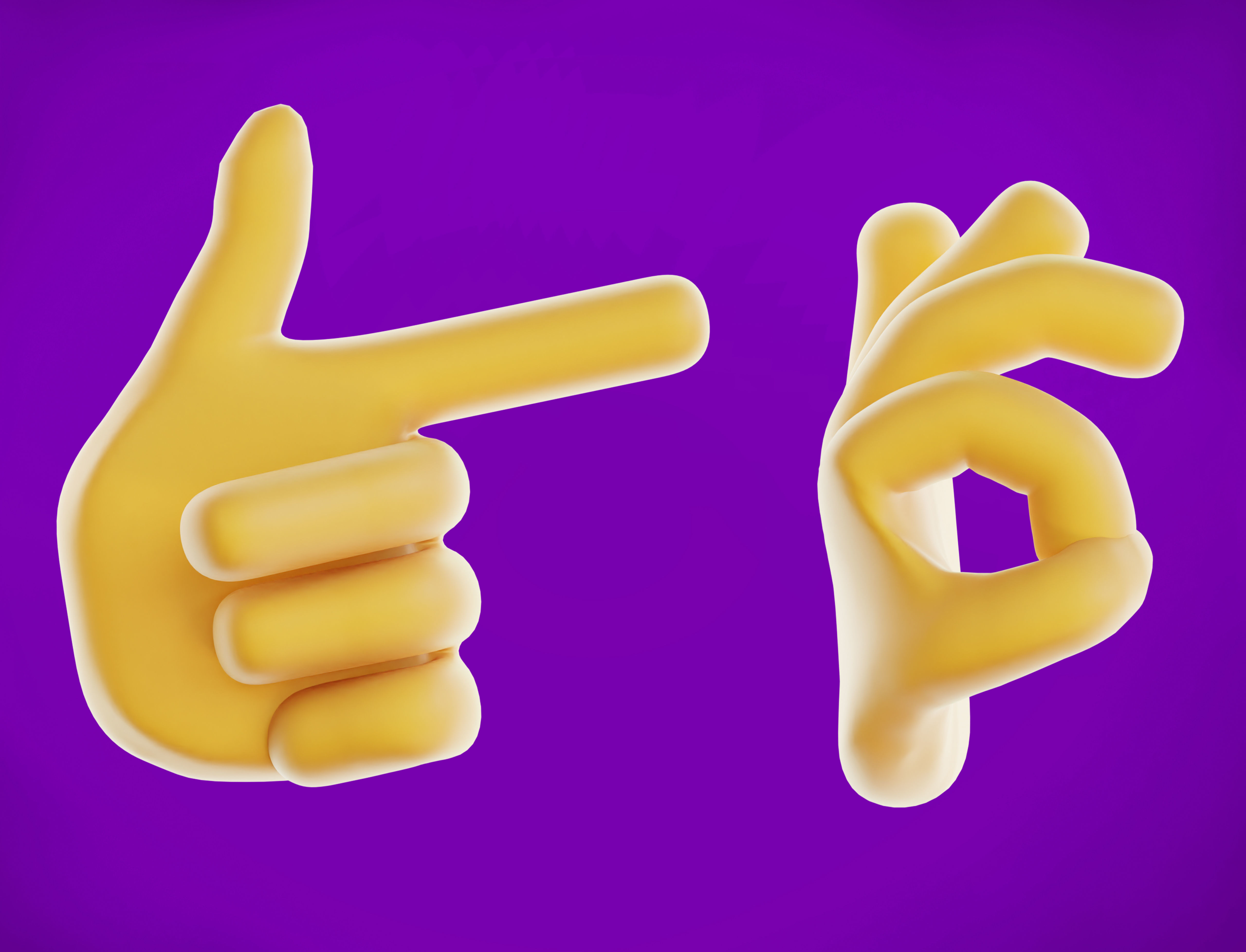 30 Rigged and Animated Hand Signs Low-poly 3D model_20