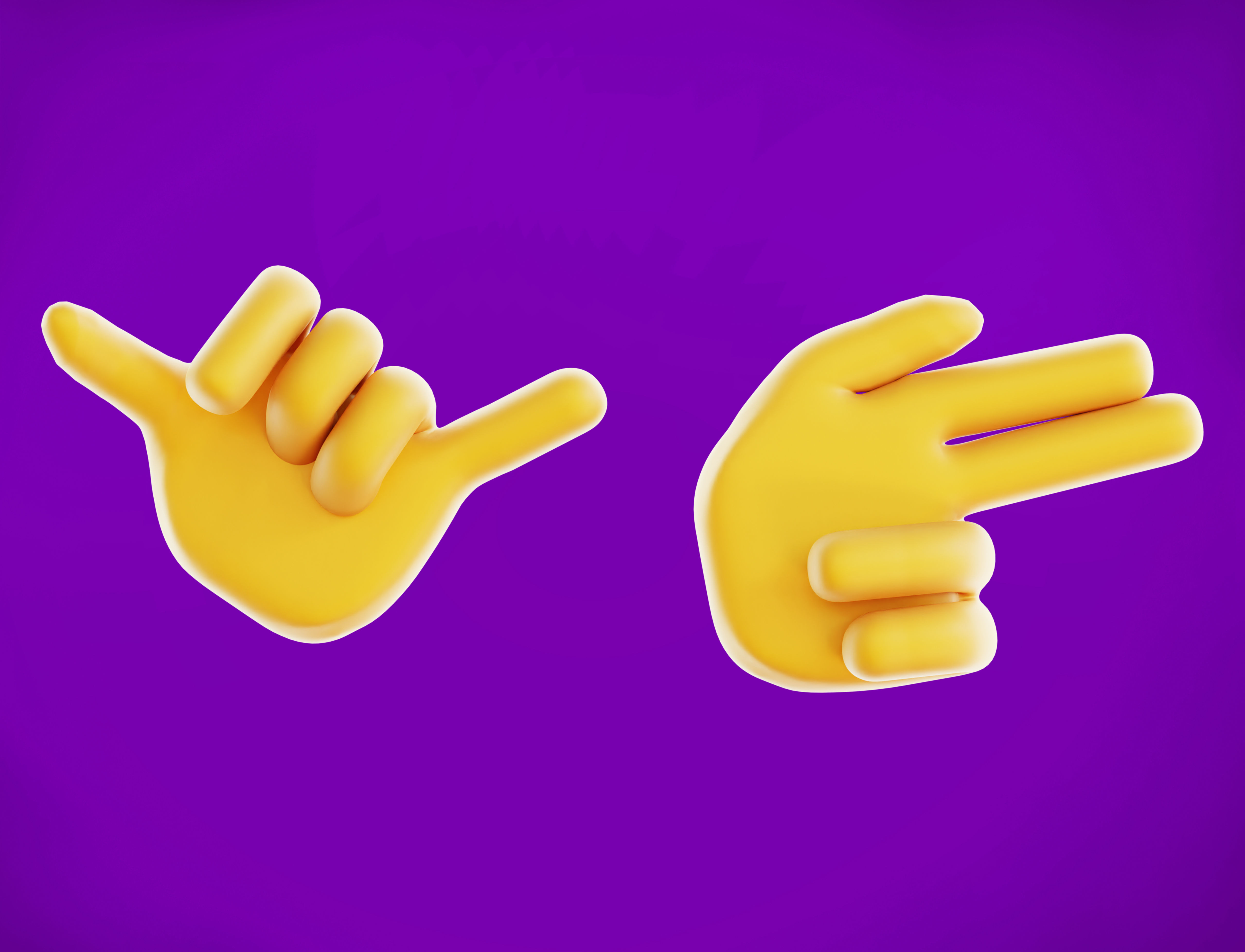 30 Rigged and Animated Hand Signs Low-poly 3D model_22
