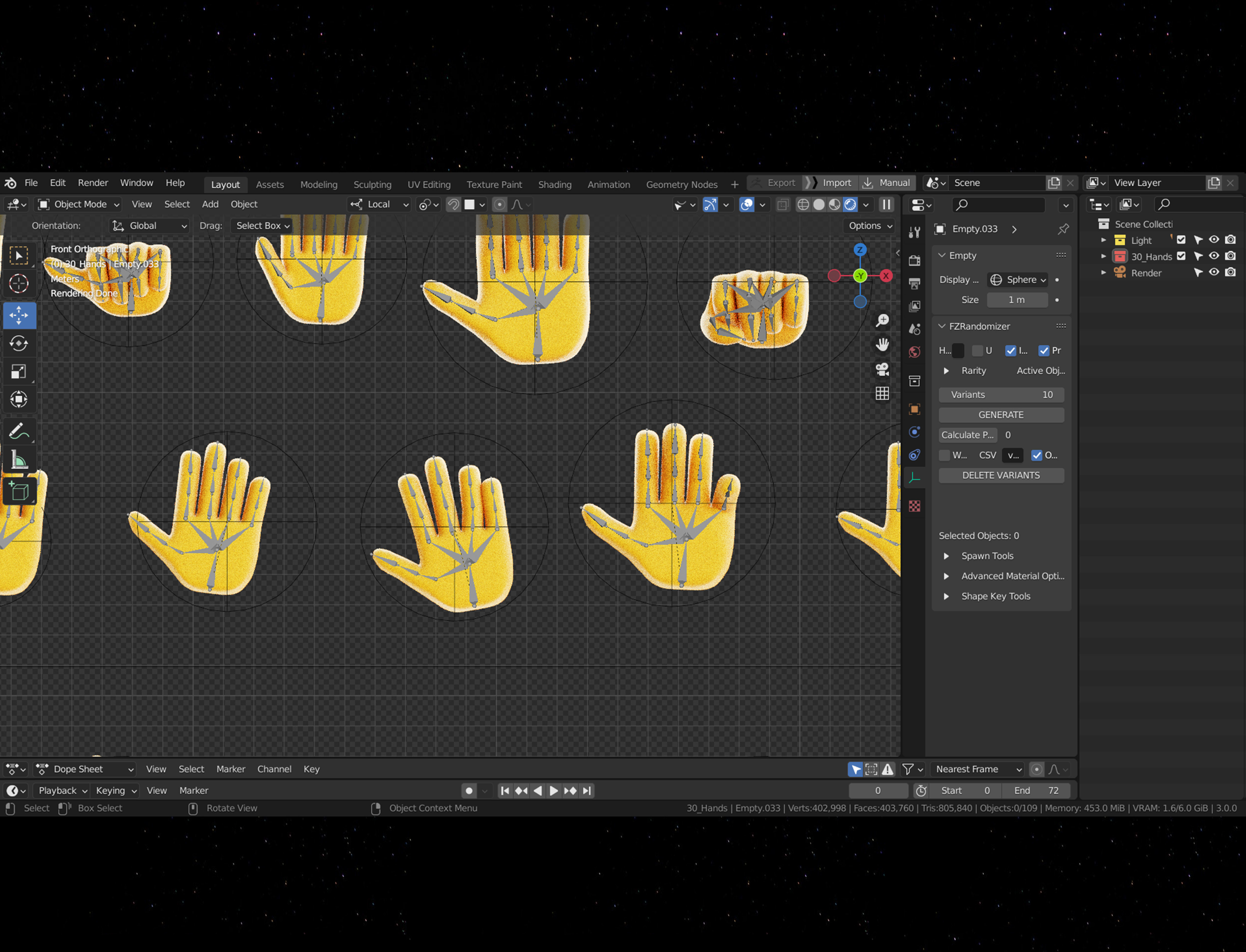 30 Rigged and Animated Hand Signs Low-poly 3D model_15