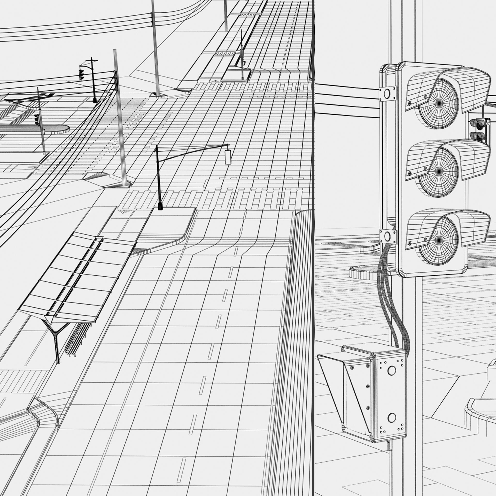 green street 3D model_5