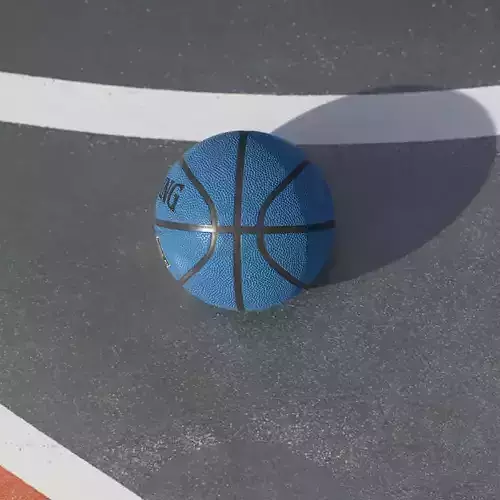 Spalding Basketball in blue