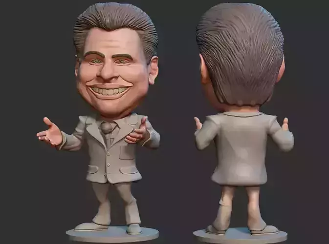 Silvio Santos stl   3D print model