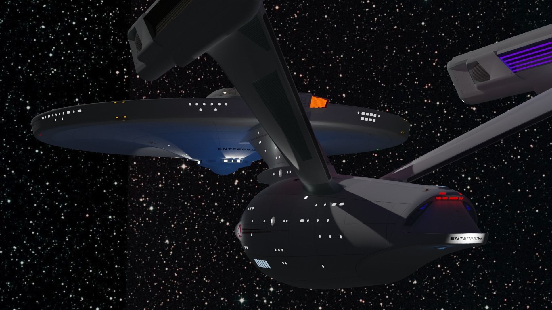 Star Trek Enterprise NCC-1701 High Poly 3D Model 3D model_4