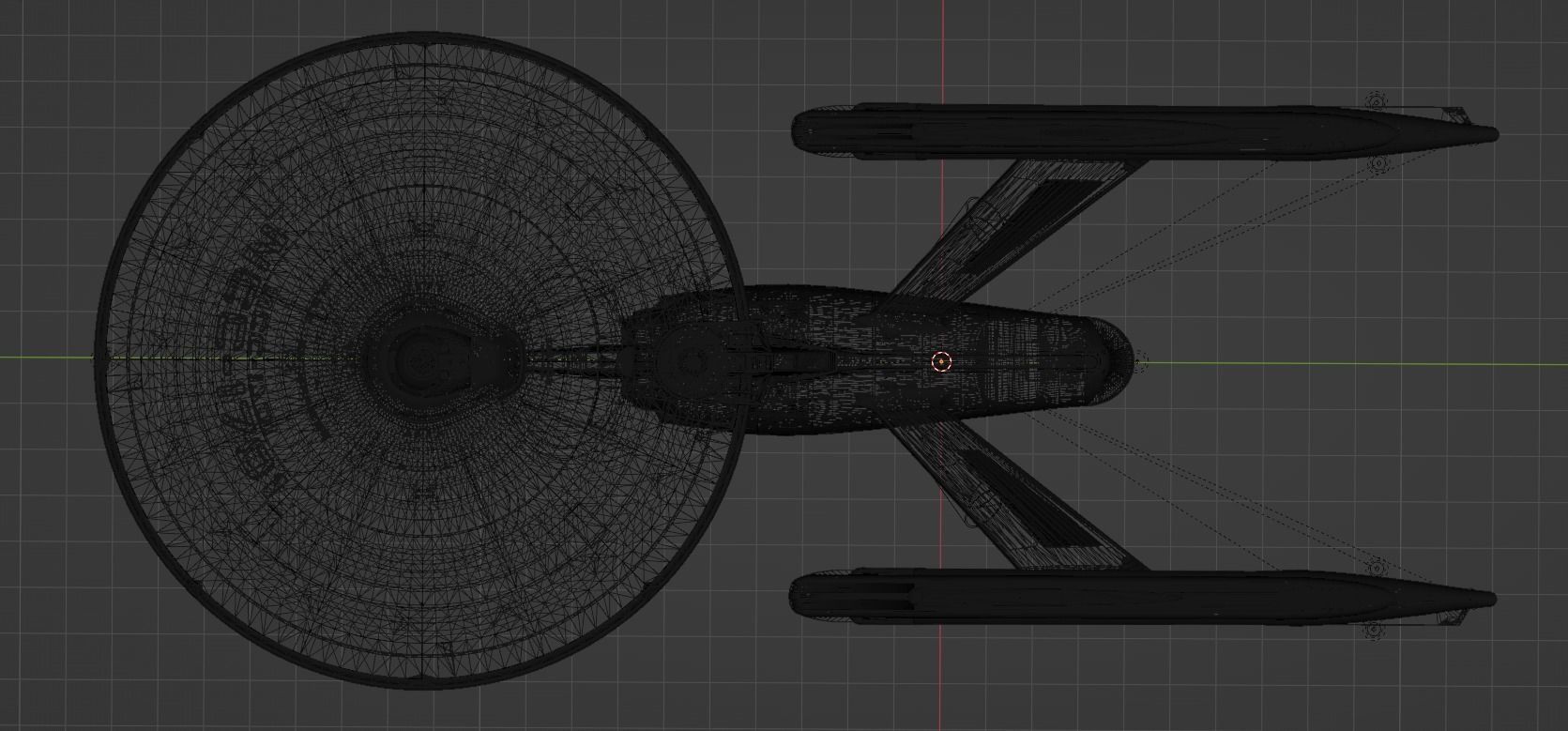 Star Trek Enterprise NCC-1701 High Poly 3D Model 3D model_10