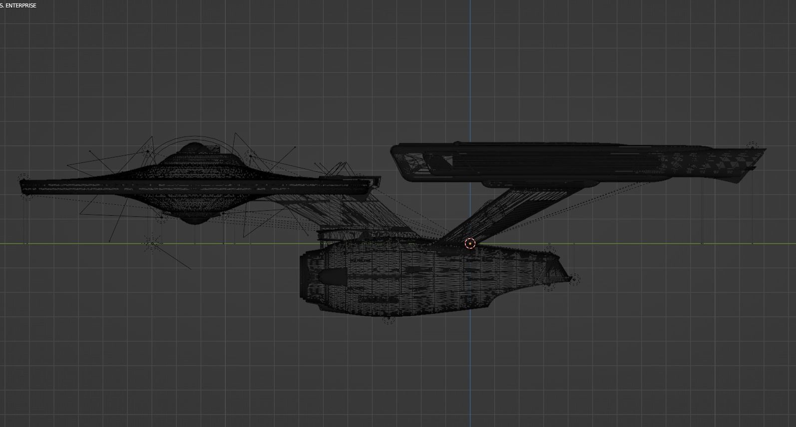 Star Trek Enterprise NCC-1701 High Poly 3D Model 3D model_11