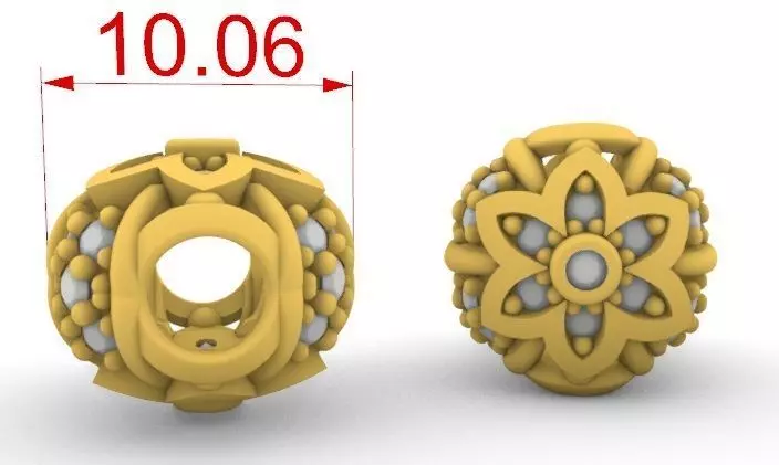 Pasante charm Joyeria 3D model_0