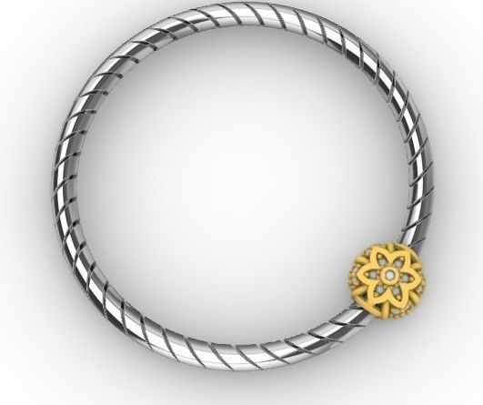 Pasante charm Joyeria 3D model_2