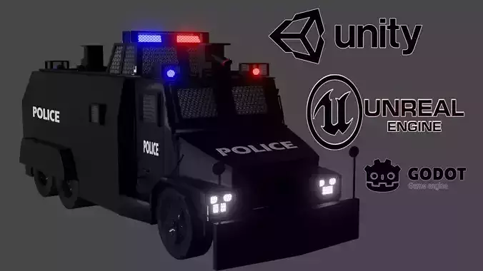 Anti-riot truck police 
