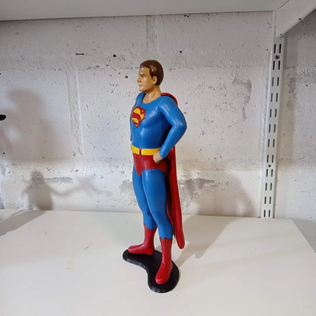 Superman George Reeves Figure 3D pintable 3D print model_6