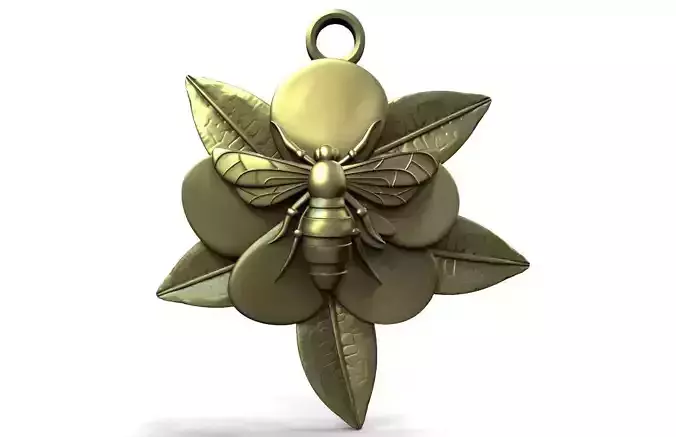 Bee pendant 3D print model