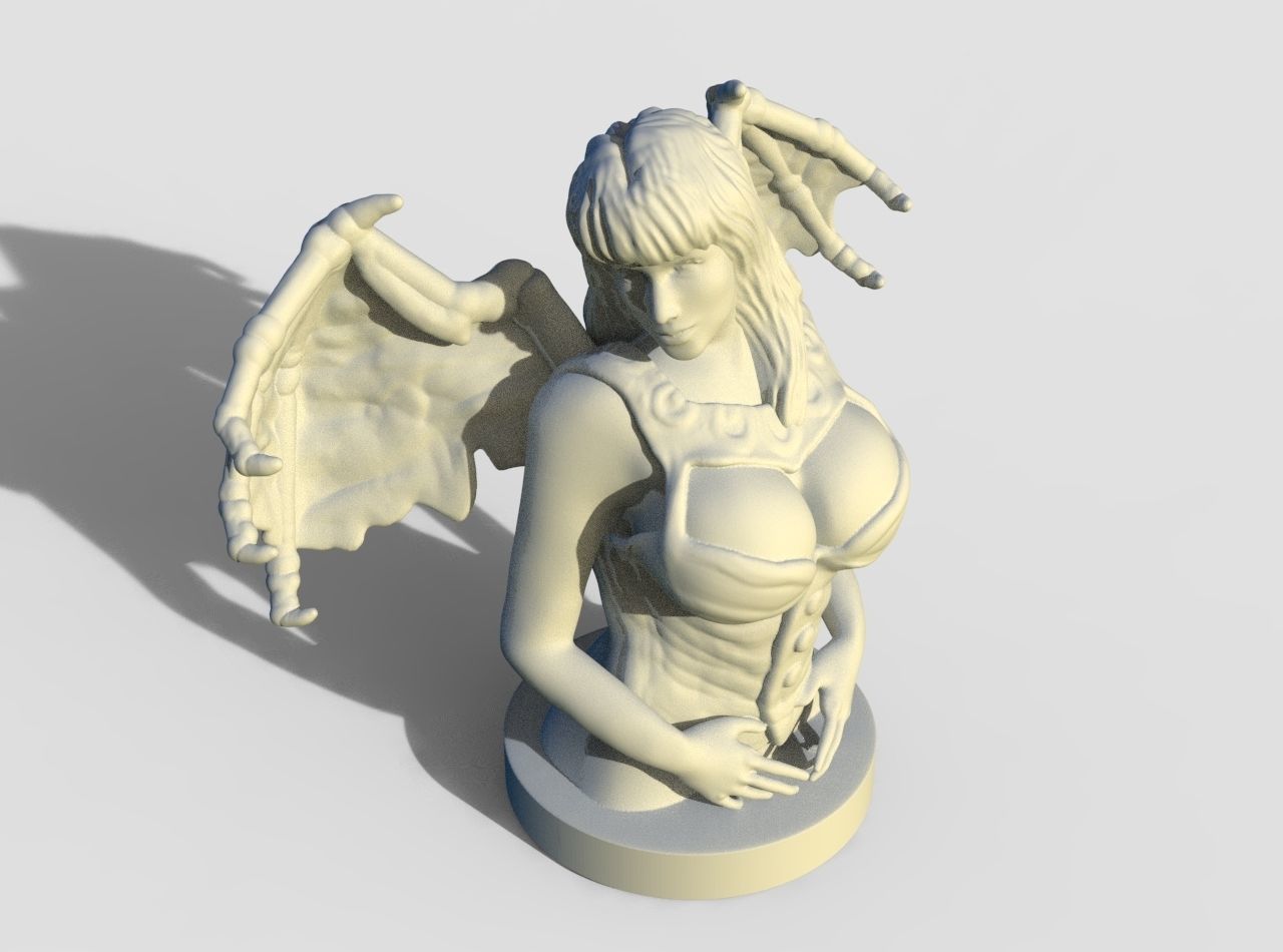 Vampire girl 1 3D print model_1