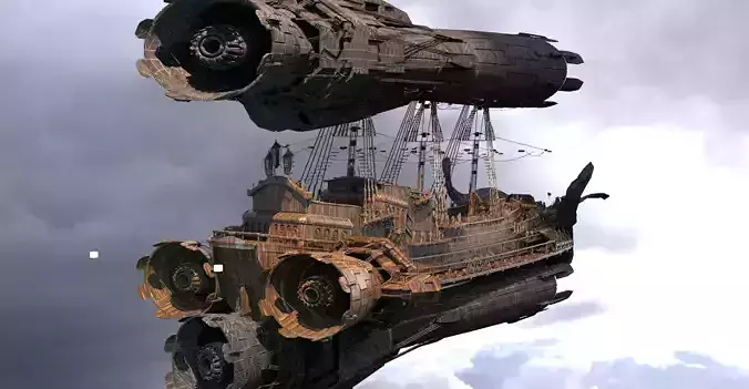 Jet Fusion Airship 2 3D