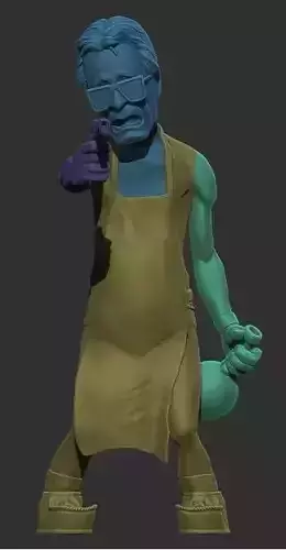 WALTER WHITE 3D print model