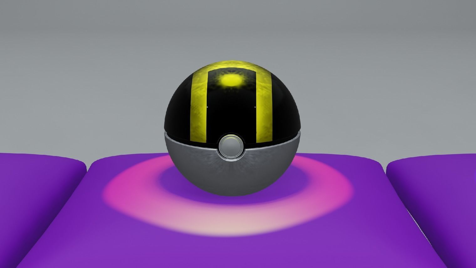 Pokeball power rangers eggs 3D model_2