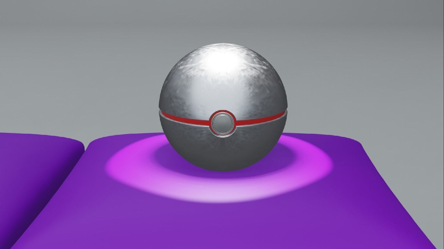 Pokeball power rangers eggs 3D model_4