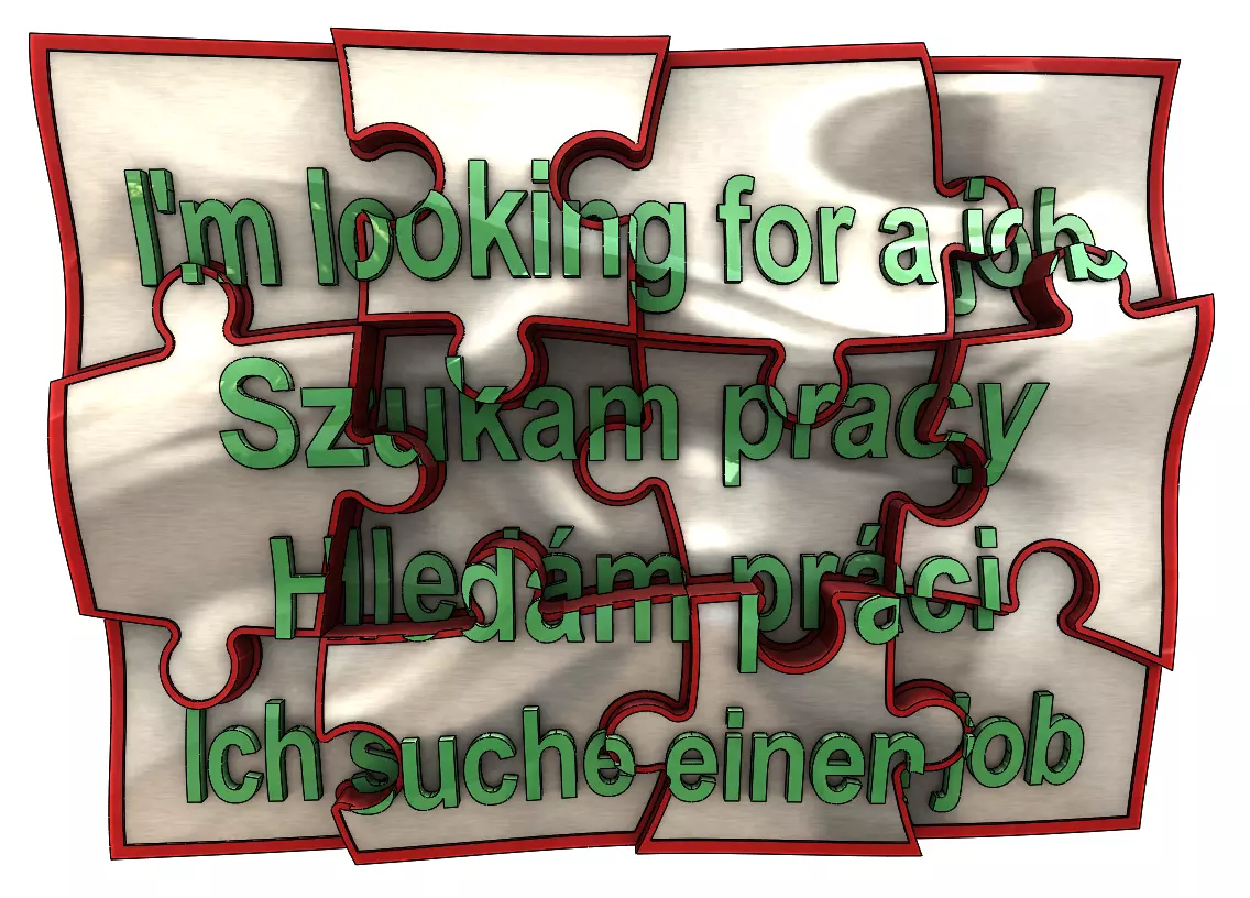 I am looking for a job Free 3D print model