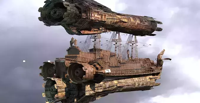 Jet Fusion Airship 5 3D model
