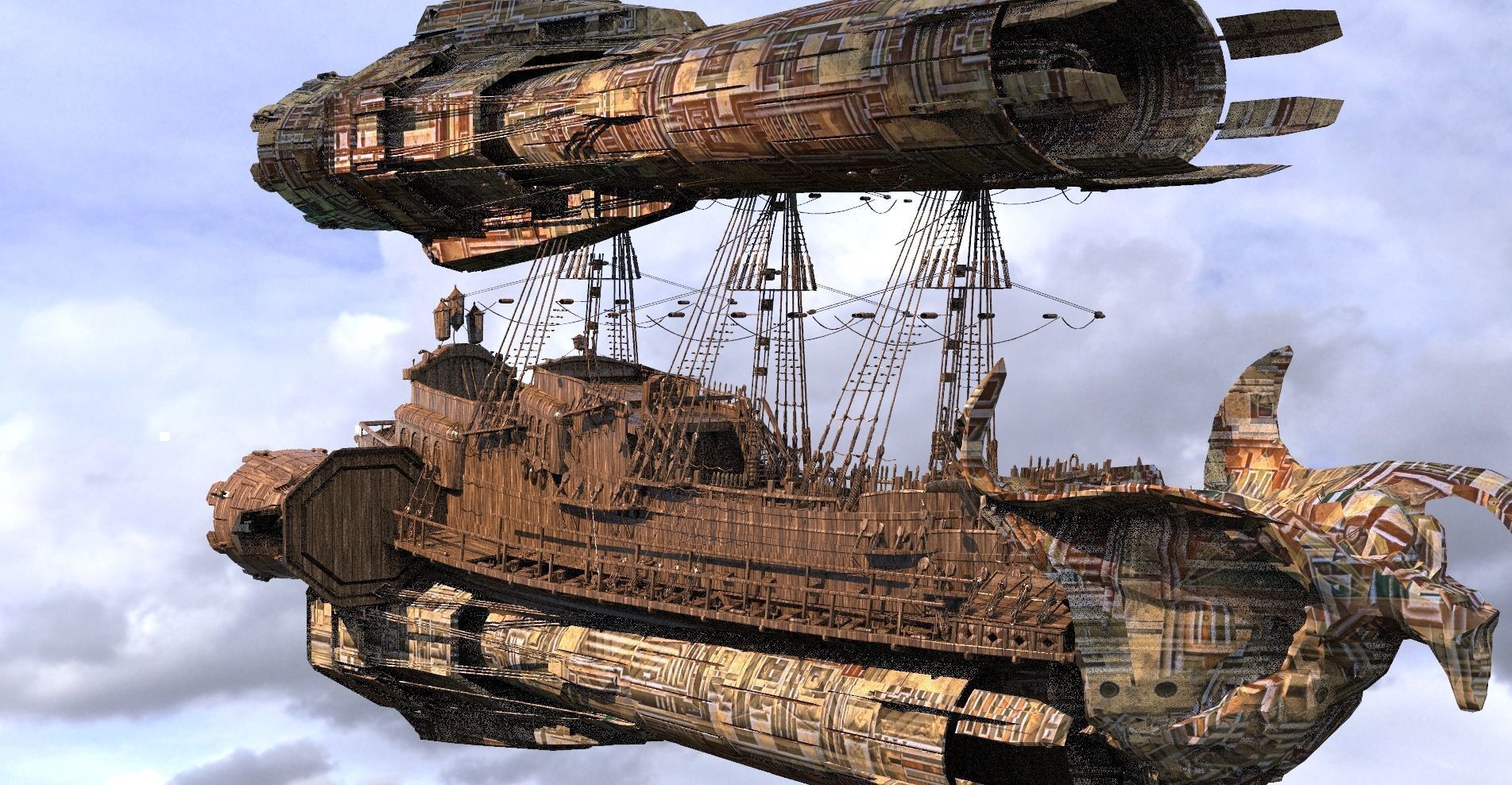 Jet Fusion Airship 5 3D model_1