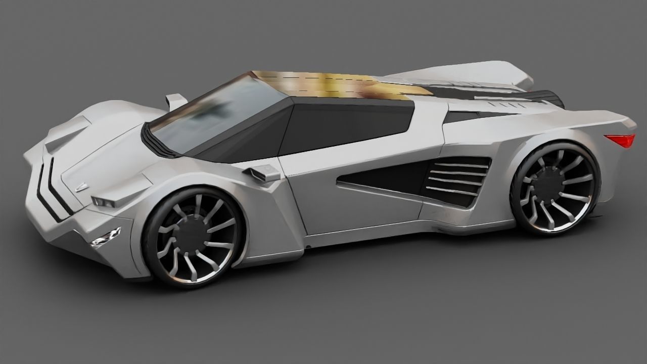 Super Car 3D model_16