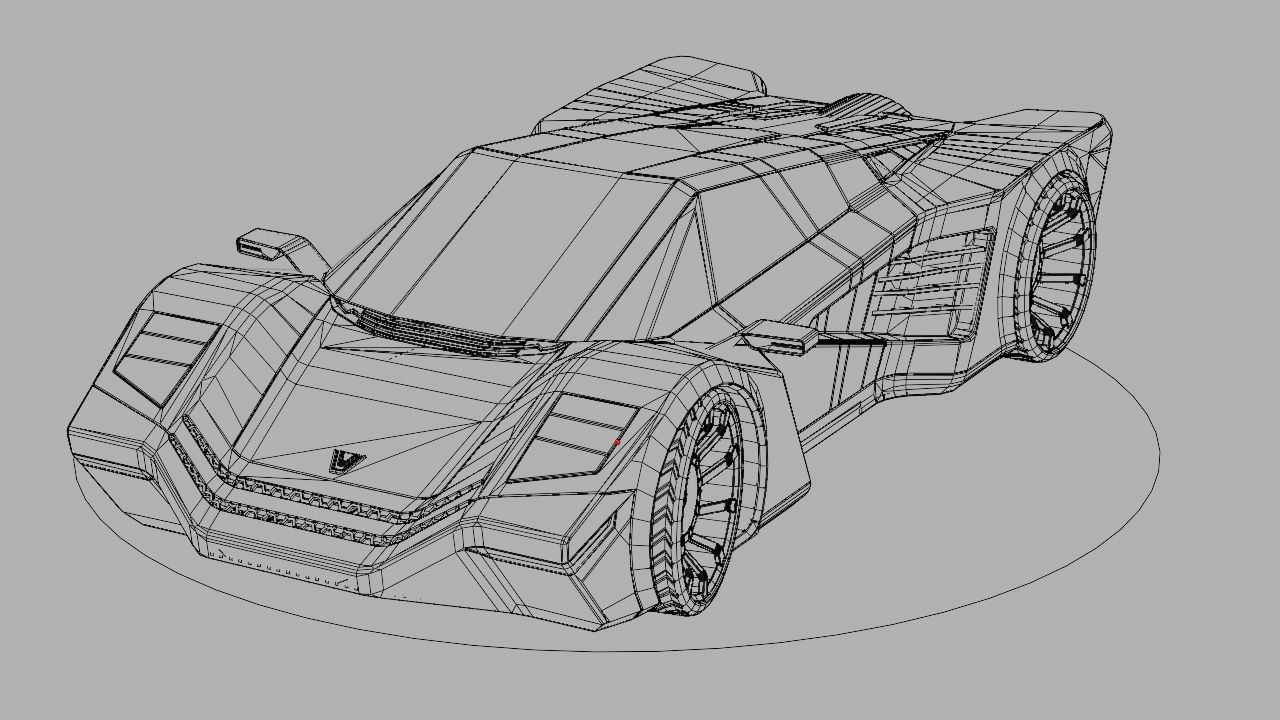 Super Car 3D model_34