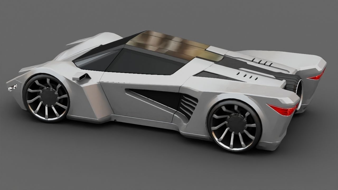 Super Car 3D model_14