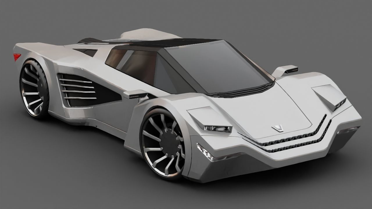 Super Car 3D model_24