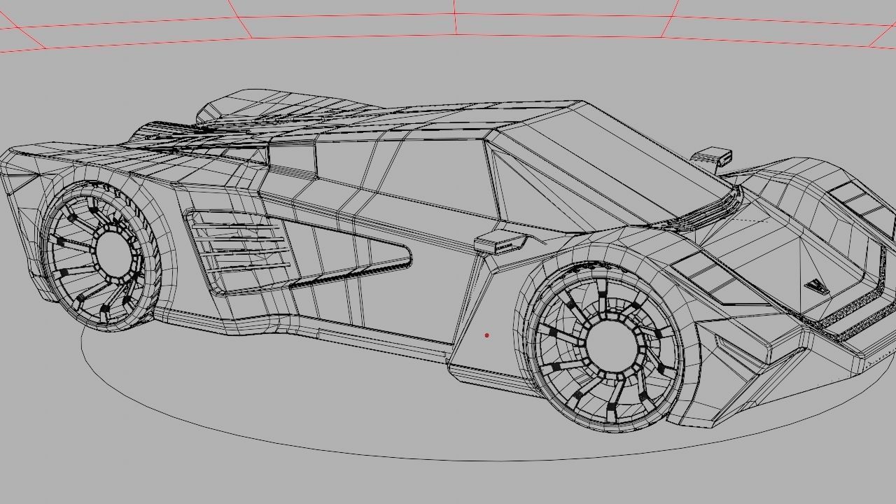 Super Car 3D model_39