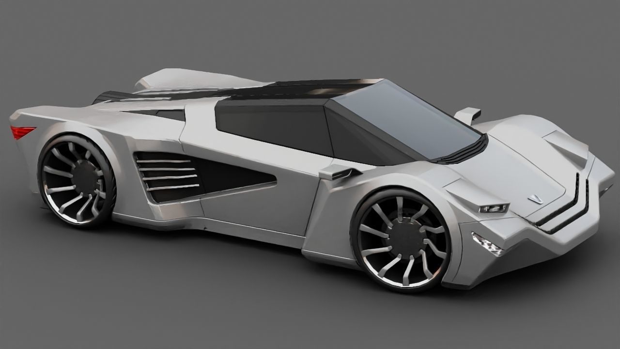 Super Car 3D model_3
