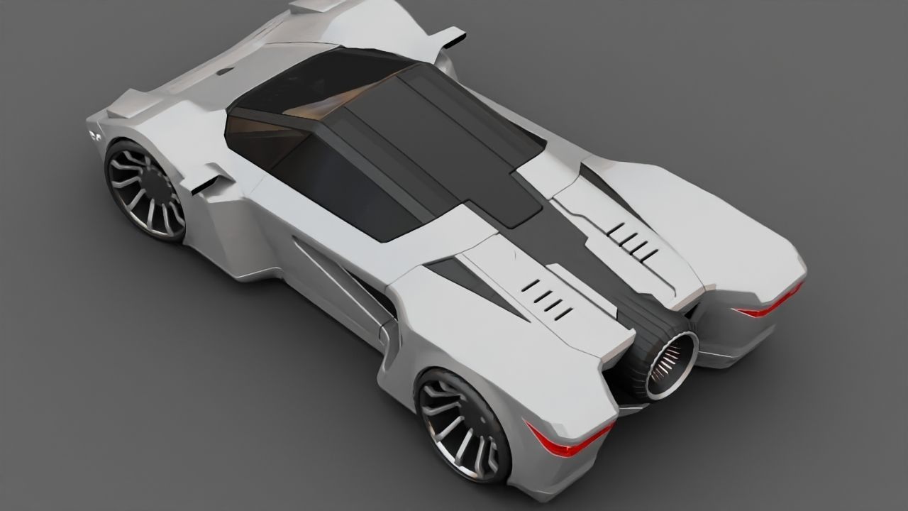 Super Car 3D model_20