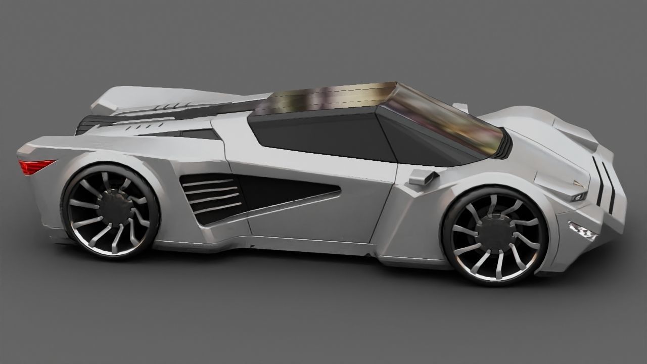 Super Car 3D model_4