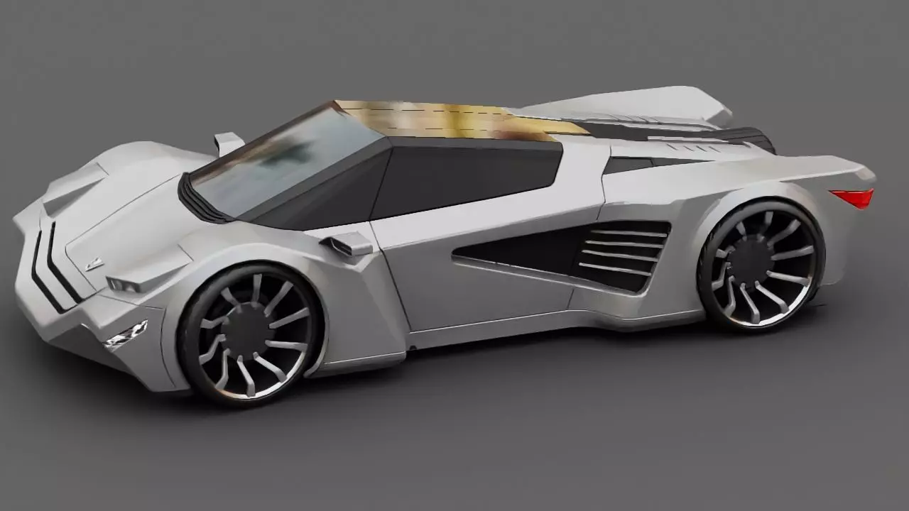 Super Car 3D model_0