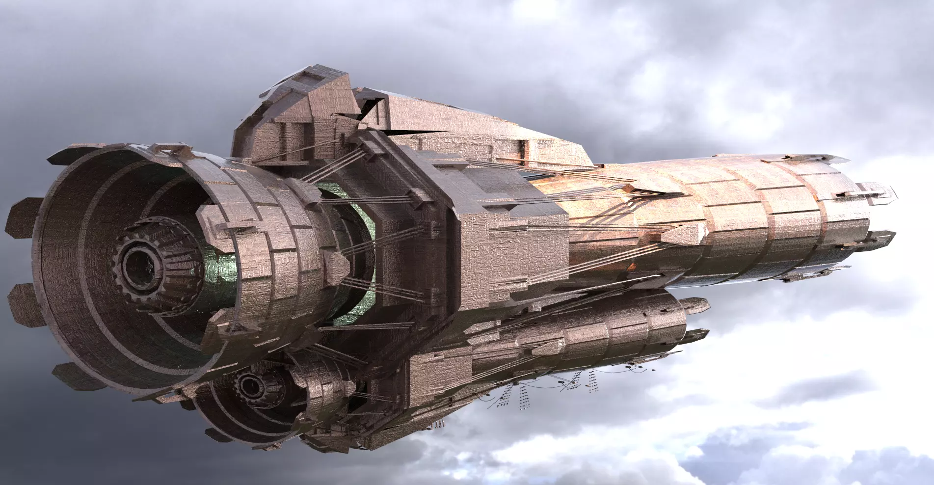 Jet Fusion Airship 7  3D model_0