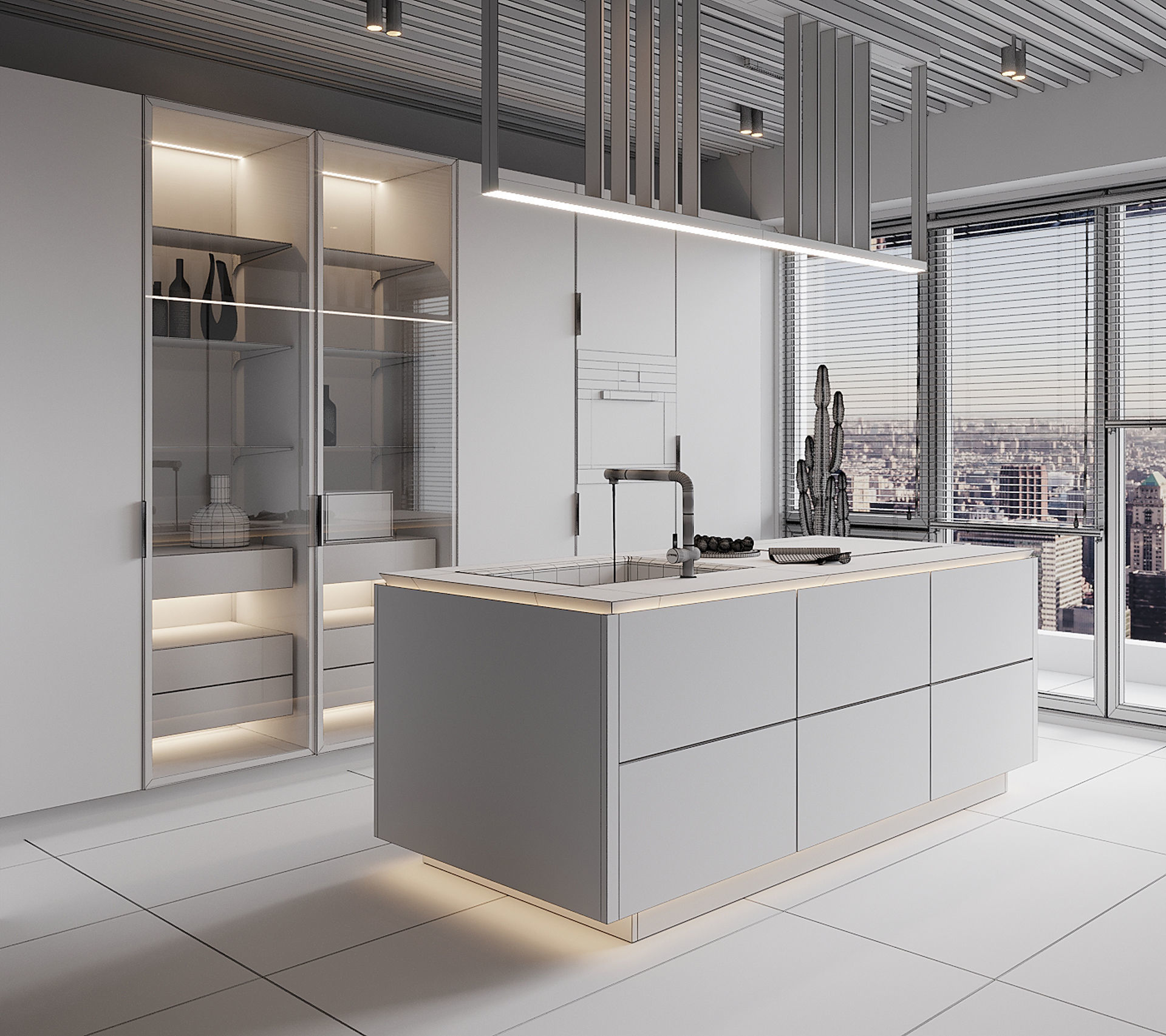 Kitchen Design 3D model_5