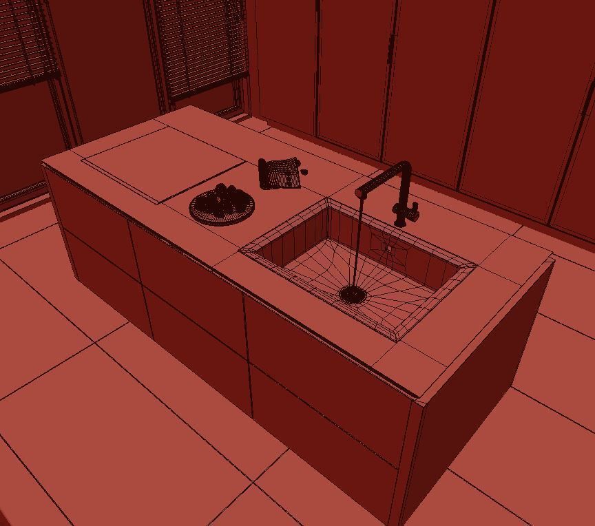 Kitchen Design 3D model_9