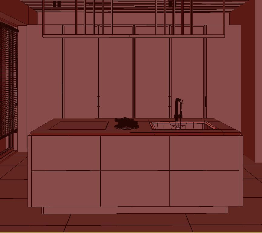 Kitchen Design 3D model_8