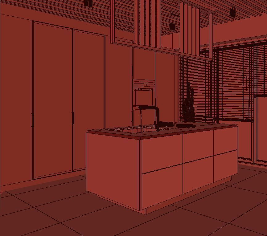 Kitchen Design 3D model_6