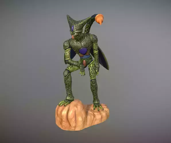 Imperfect Cell Action Figure Dragon Ball Z 3D print model