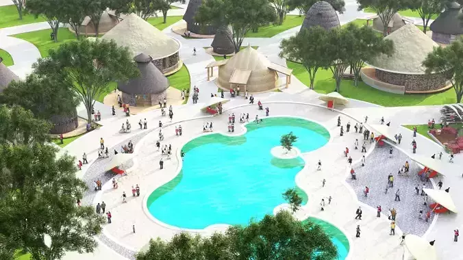 Resort 3d elements pack