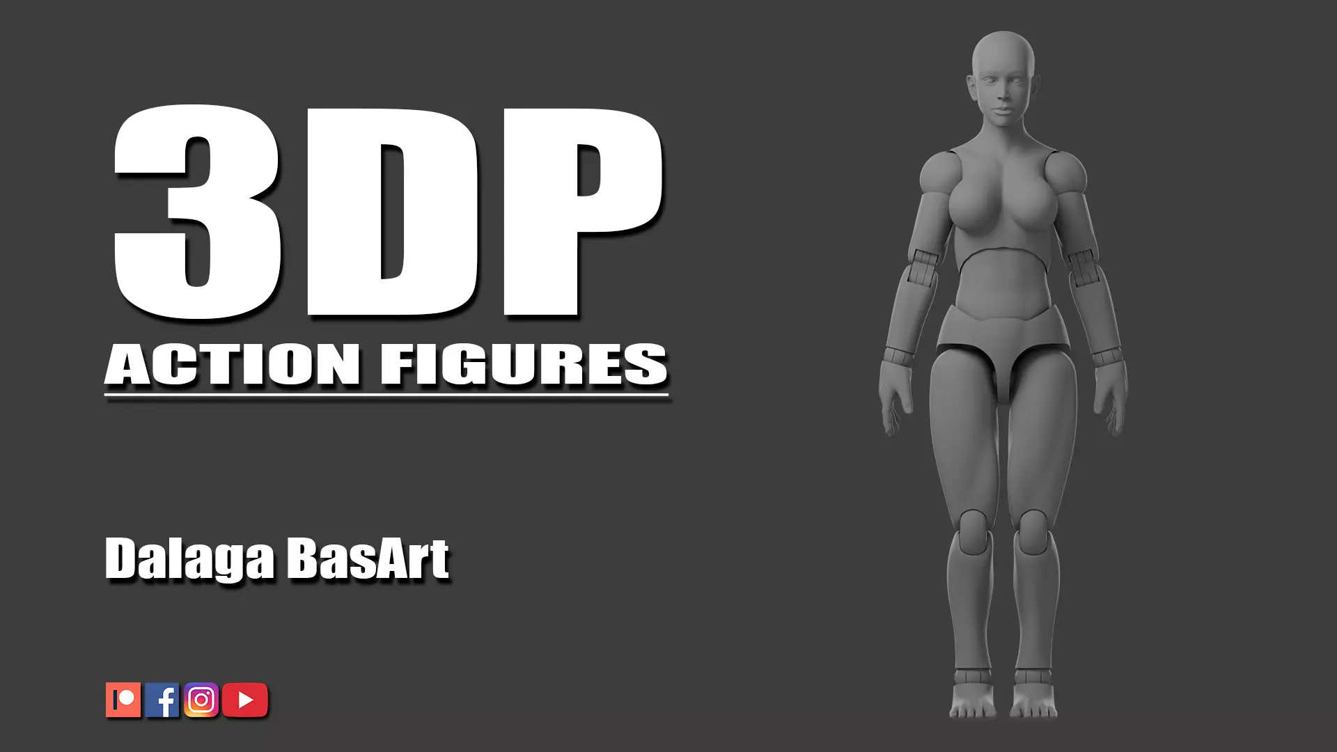 3DP Action Figures - Dalaga BasArt 3D print model_0