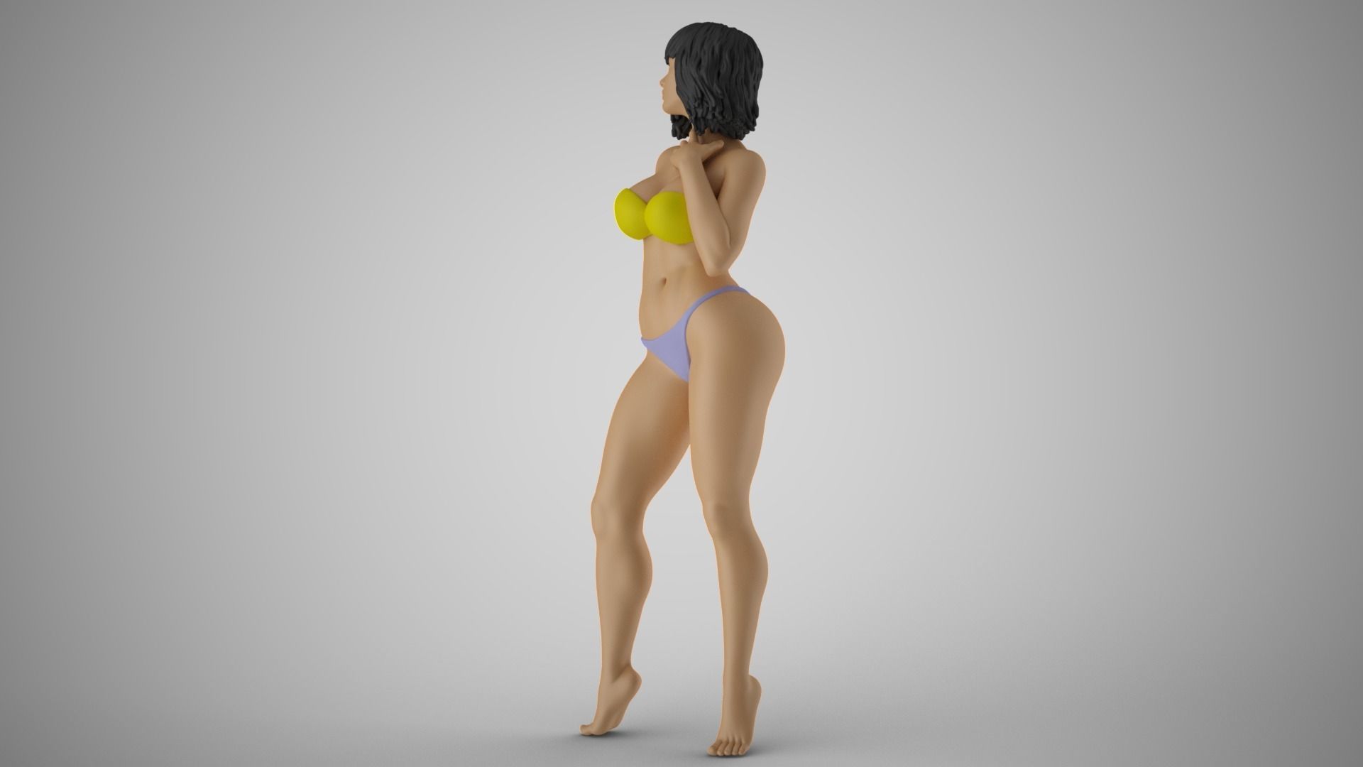 Striking Beauty 5 3D print model_9