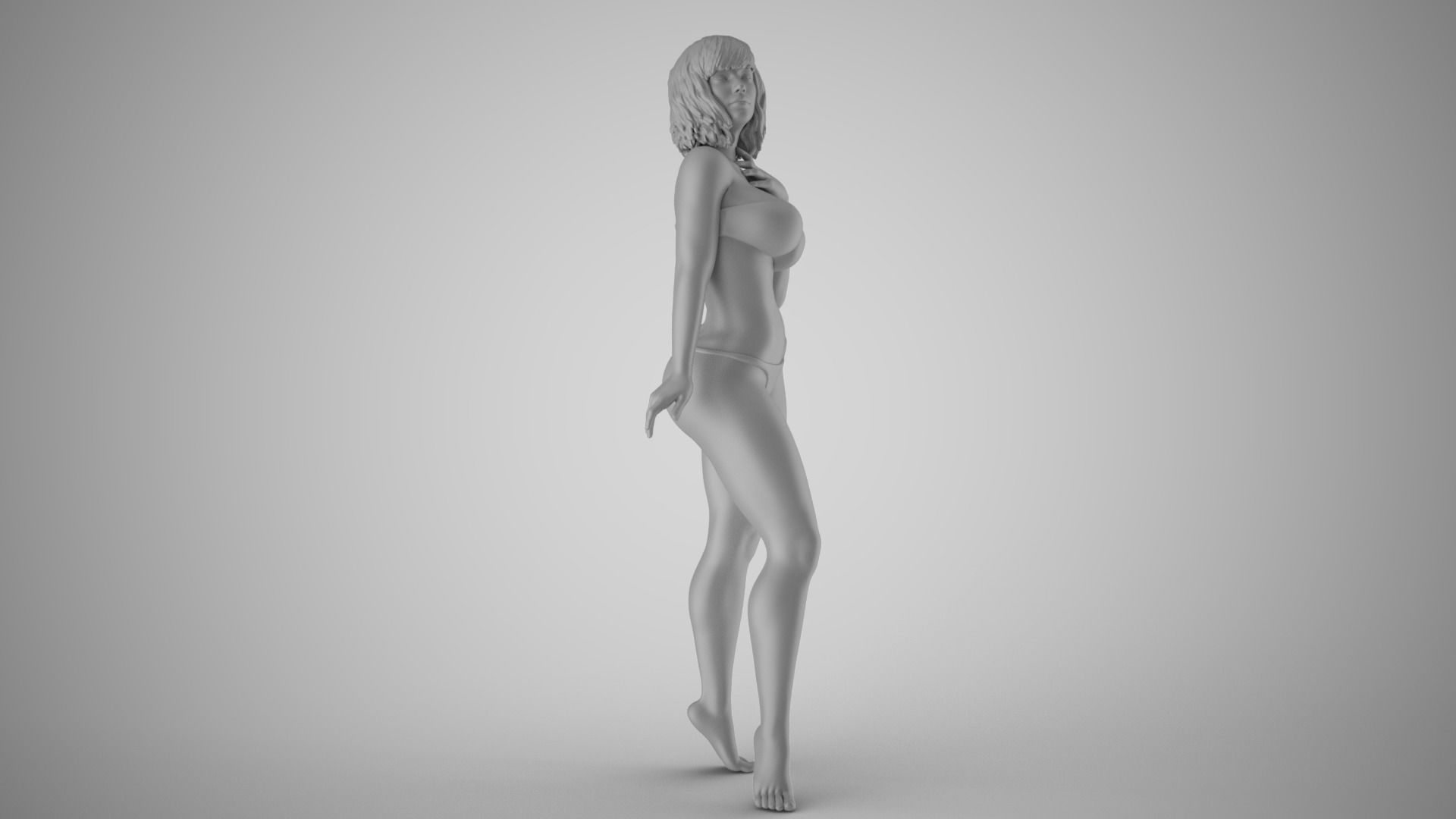 Striking Beauty 5 3D print model_3