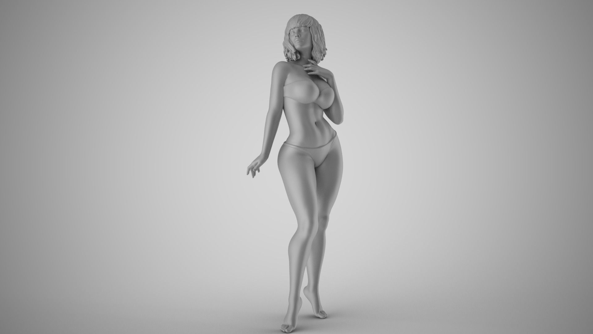 Striking Beauty 5 3D print model_2