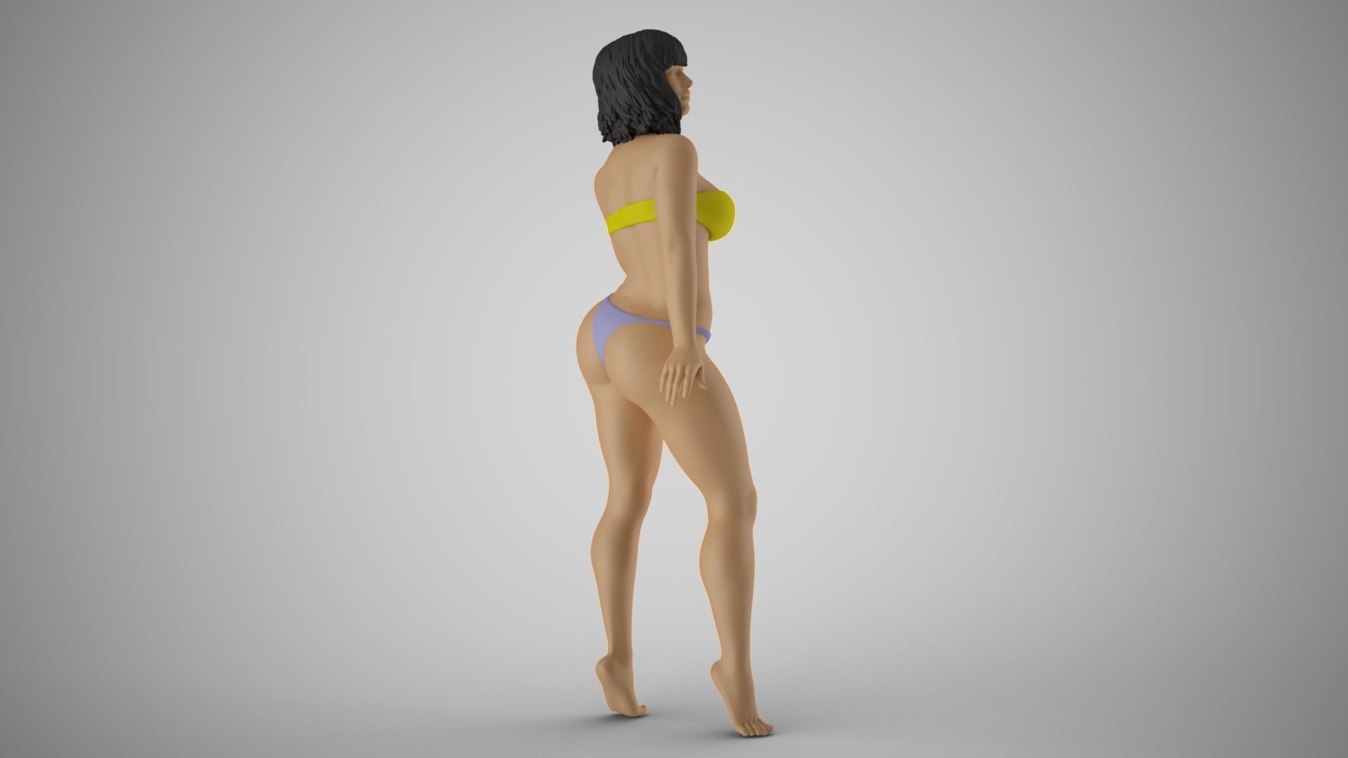 Striking Beauty 5 3D print model_5