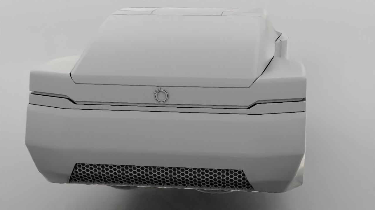 Futuristic Car  3D model_30