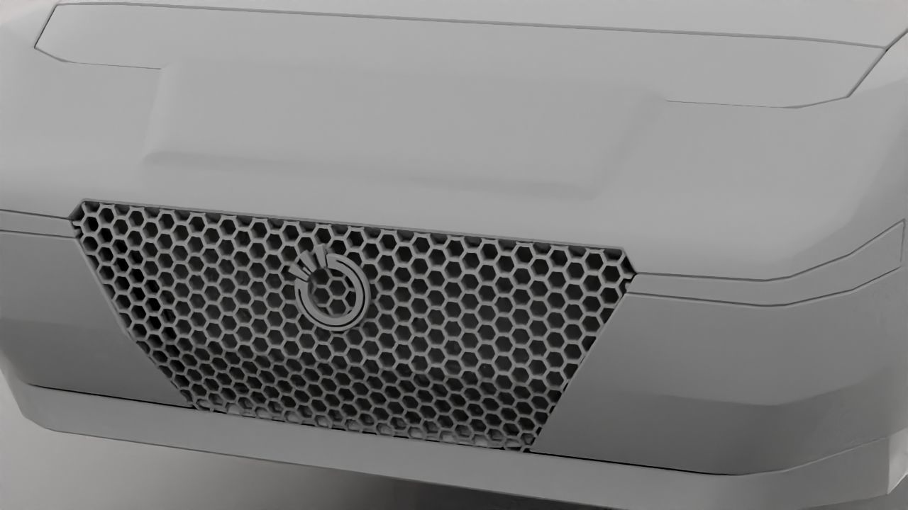 Futuristic Car  3D model_34