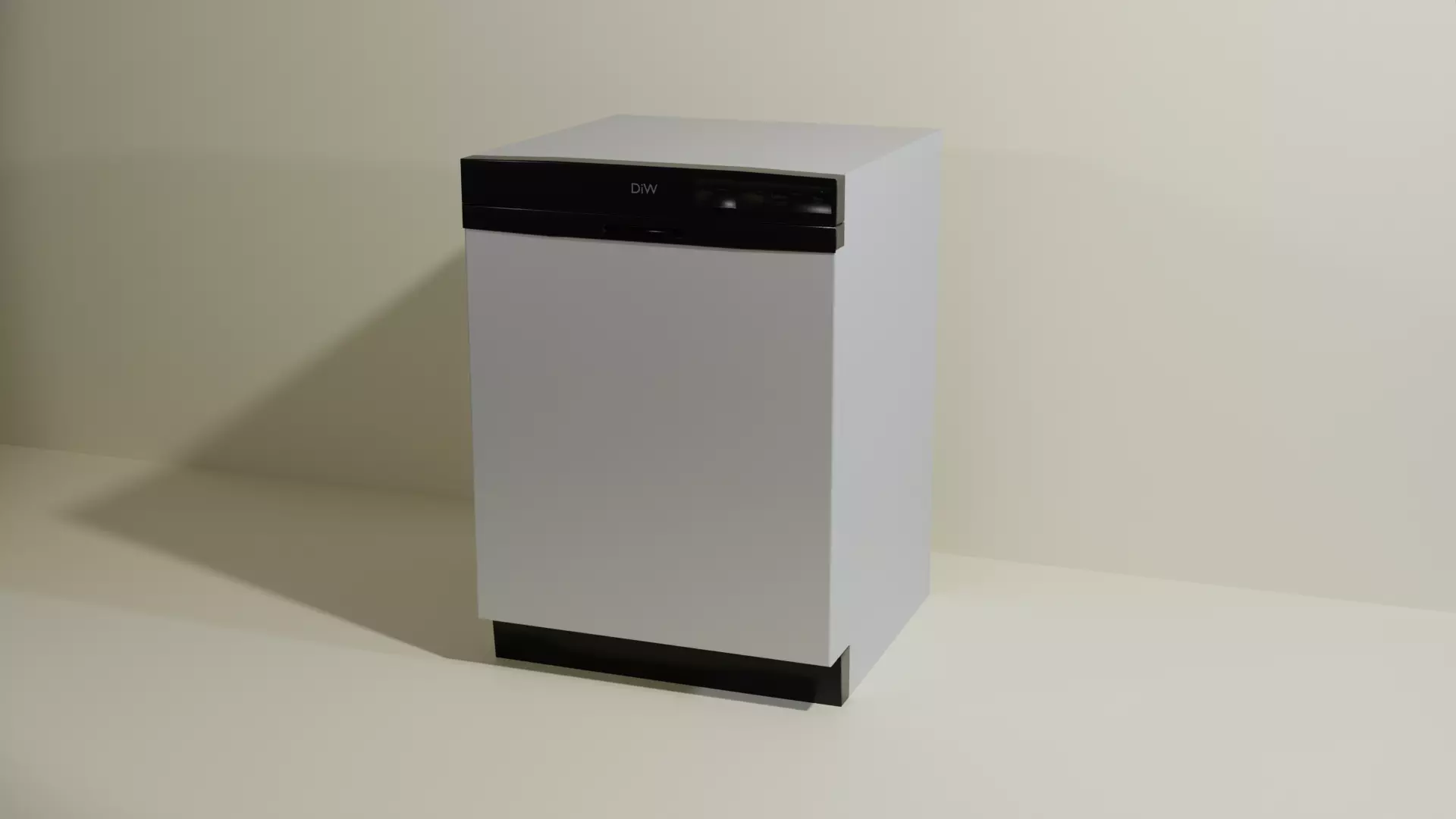 Dishwasher - Case study Free 3D model_0